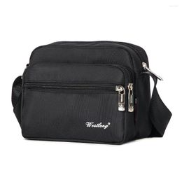 Bag Shoulder Bags Mens Casual Man Business Messenger Nylon Small Travel Black Crossbody Flap High Quality Saling 0350