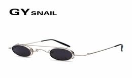GY SNAIL Gothic Round Sunglasses Men Small Vintage Brand Retro steampunk sun Glasses Women oval alloy googles men uv4002153686