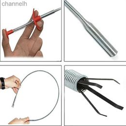 Other Household Cleaning Tools Accessories Long Reach Flexible Claw Screw Drain Sink Key Pick Up Tool Grabber Cleaner 60cm 240318