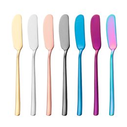 7 Colors Stainless Steel Cheese Knife Cutter For Cake Bread Pizza Butter Knife Cheese Tools