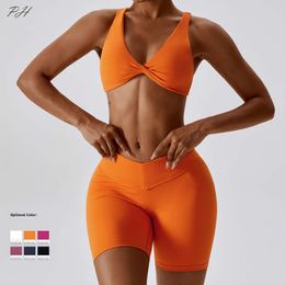 Lu Align Align Lu Lemon Fiess Sportswear Yoga Workout Clothes Women Gym Running Set Outfits Sexy Sports Bra High Waist Shorts Suit Women's