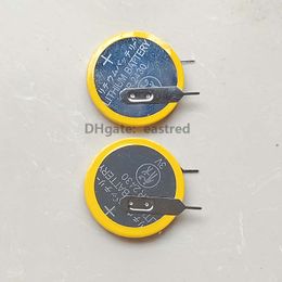 CR2430 with Solder tabs 3v Lithium Coin cell batteries Horizontal mount for PCB Watches 200pcs per lot