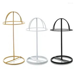 Jewelry Pouches Wrought Iron Hat Display Stand Household Rack Earrings Necklace Storage