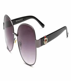 High Quality Classic Pilot Sunglasses Designer Brand Mens Womens Sun Glasses Eyewear Gold Metal Green Glass Lenses Brown Case7678145