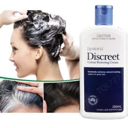 Treatments NEW2022 Pc Original Restoria Natural Restore Black Color Restore Lotion Hair Cream 250ml Reduce Gray Hair for Men and Women