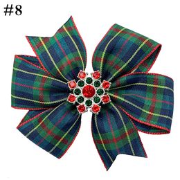 Hot Selling Fabric Bow New Product Plaid Clip Pure Handmade Children's Hair Accessories