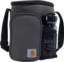 Storage Bags CarharVertical Insulated Lunch Cooler Bag With Water Bottle