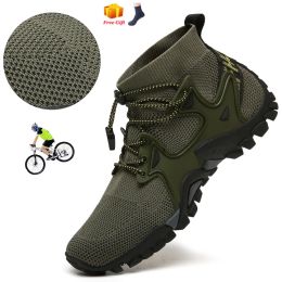 Shoes Light Flat Sneaker New Cycling MTB Shoe with Clits Men Route Cleat Road Speed Dirt Bike Racing Women Bicycle Mountain Spd Biking