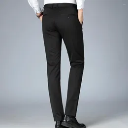 Men's Suits High Waist Trousers Suit Pants For Business Formal Wear In Winter Autumn Buttocks Lifting Men