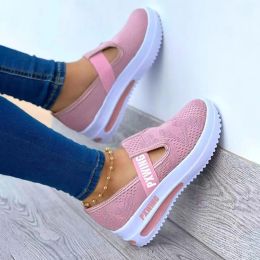 Boots 2022 New Women's Casual Sneakers Platform Wedges Female Shoes Zapatos Mujer Breathable Lady Outdoor Walking Shoes Tenis Feminino