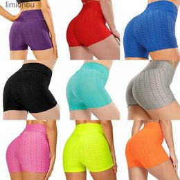 Women's Shorts Women Sport Shorts Yoga Clothing Gym High Waist Push Up for Ladies Leggings Fitness Seamless Hip Lift Tight SportswearC243128