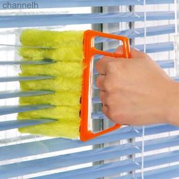 Other Household Cleaning Tools Accessories 1pc Brush Microfibre Venetian Blind Clean Dust Cleaner Slats Mini Duster Window cleaning brush air cleaner 240318