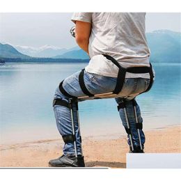 Camp Furniture Wearable Invisible Seat Artefact Exoskeleton Chairless Chair Human Magic Outdoor Fishing Drop Delivery Sports Outdoors Oturm