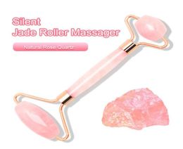 Jade Roller Rose Quartz Face Roller Massager Facial Massage Roller Ice Lifting Facial roler do twarzy Body Neck Head Massa712182777641203