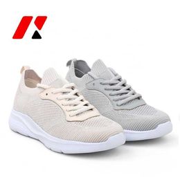 HBP Non-Brand Fashion Competitive Price Sneakers Comfortable Bottom Running Fly Weaving Casual Shoes For Women