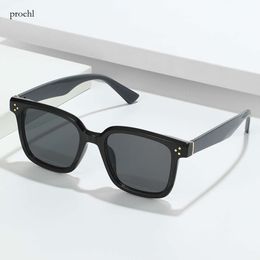 designer sunglasses 24 New Women's Rice Nail Square HD Instagram Popular Same Style Sunglasses Men's Fashion