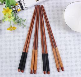200pair Natural Wood Chopsticks top Winding Durable Theaceae Chopsticks Japanese-style Value Pack Cooking Tableware Chopsticks