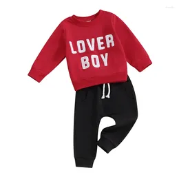 Clothing Sets Toddler Baby Boy Girl Spring Valentine S Day Outfit Long Sleeve Love Sweatshirt Tops Pants Set Lover Clothes