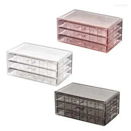 Jewellery Pouches Practical PU Material Storage Holder Box With Multiple Compartments For Organising Accessories At Home Or Office