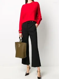 Women's Pants 2024 Women Clothing Wide-legged Satin Splice Loose Casual Womens Trousers Y2k High Quality Bra