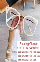 Sunglasses designer sunglasses Elegant White Oversized Round Reading Glasses Frame Fashion Large Clear Lens Presbyopia Eyeglasses 4053960