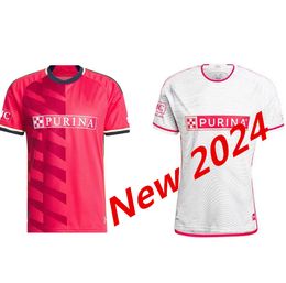 2023 2024 Stl City SC Jerseys MLS Soccer Kids Kit Man Major League 23/24 Football Shirts Primary Home Red Away White Confluence 10 LOWEN 9 KLAUSS 25 JACKSON 4 NILSSON 999