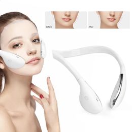 EMS Vibration Lifting Massager Smart Electric V Shaping Microcurrent Chin Lift Machine Beauty Health 240228