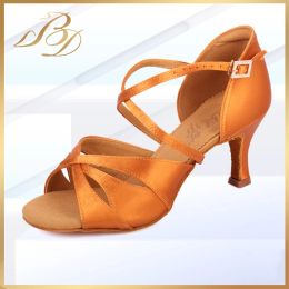 shoes BD Dance shoes Latin dance shoes adult soft soles professional high heels ballroom dance shoes for women 2363 Free Shipping