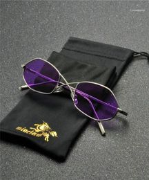 Small Rhombus Sunglasses Men Purple Yellow 2021 Retro Women Sun Glasses Male Metal Frame Red Black Uv400 High Quality NX15314277