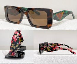 New Trendy Square Frame Mens Womens Symbole Designer Sunglasses MODEL SPR 23Y Unique Temple Design Top Quality with Original Case2195497