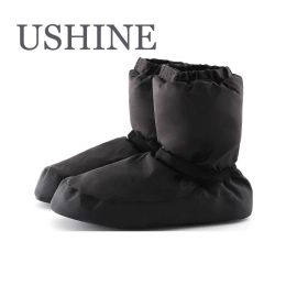 shoes USHINE Winter Ballet Warm Up Booties National Dancing Shoes Adult Modern Dance Ballet Point Warm Shoes Exercises Ballerina Boots