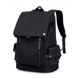 Backpack Men's Trend Korean Version Simple Casual Nylon Large Capacity Travel Bag