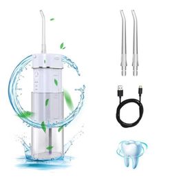 Oral Irrigators Portable waterproof floor for teeth 3-mode charging waterproof floor IPX7 waterproof floor wireless J240318