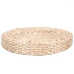 Pillow Natural Woven Round Japanese Style Meditation Seating For Home Restaurant