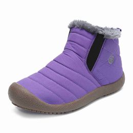 HBP Non-Brand Womens Winter Snow Boots Outdoor Indoor Water Resistant Slip On Athletic Casual Walking Ankle Shoes
