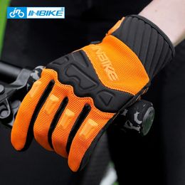 INBIKE Mens Cycling Gloves Touchscreen Cycling Bicycle Riding Gloves for Men Bike Sports Gloevs Motorcycle Accessories 240306