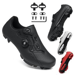 Boots 2022 Men Cycling Mtb Shoes Men Road Bike Speed Flat Sneaker Racing Women Bicycle Mountain Spd Biking Footwear Outdoor Trainning