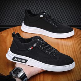 HBP Non-Brand Wholesale hot sale big size trendy cheap casual canvas shoes mens fashion sneakers