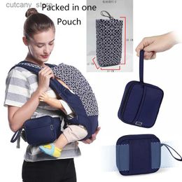 Carriers Slings Backpacks Padding Baby Carrier Head Support Infant Wrap Sling Packed in Pouch Quilting of Cotton Toddler Carrying Backpack Dropship L240318