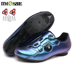 Boots New Zapatillas Ciclismo Road Cycling Shoes Men Speed Sneaker Flat Pedal Bike Shoes Women's Clit Shoe Footwear Racing Lock Shoes