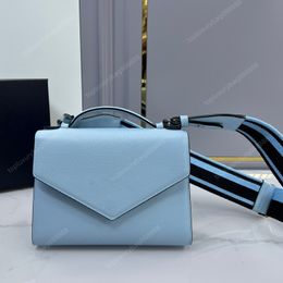 10A designer bag handbag high quality Totes shoulder bag crossbody bag 21CM luxury messenger bag Genuine Leather bags for women Gift box packaging fashion Blue bag