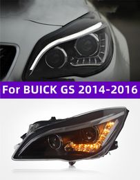 Car Front Light For BUICK GS 2014-20 16 Upgrade Headlamp Assembly DRL Dynamic Turn Singal Auto Part Light