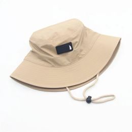 Unisex Bucket Designer Quick Drying Pull Rope Waterproof Summer Outdoor Fishing Men's Women's Thin Visor Hat Adjustable Dad Sun Hat Tru
