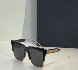 New fashion design top men sunglasses THE STRENGRI square K gold frame generous and simple style high end outdoor uv400 protection8453775