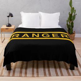 Blankets Ranger Tab United States Throw Blanket Plush Fabric With Well Thick King Wool For Sofa