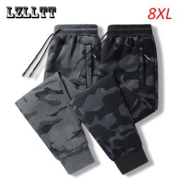 Pants Spring Autumn Men Causal Camouflage Jogger Pants Sweatpants Mens Drawstring Fashion Trousers Sport Pants Male Large Size 7XL 8XL