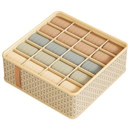 Underwear socks storage box drawer type multi-functional home student dormitory organizer box wardrobe compartment storage box