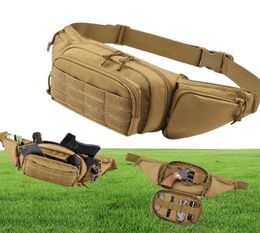 Stuff Sacks Tactical Waist Fanny Bag Pack Camo Mini BuPack Chest Pouch Climbing Hunting Pistol Gun 17 19 G2C Makarov5452783