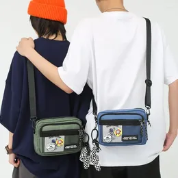 Bag Small Women Canvas Shoulder Messenger Bags Korean Fashion Mini Students Handbags Sports Crossbody For Men 2024 Phone Purse