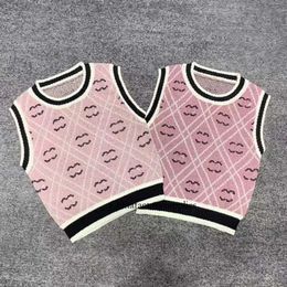 Designer Knitwear Women Tank Knitted Corset Top Pink Camis Beach Tops C Designers Clothing Tanks Sweater Sleeveless Shirts Corsets